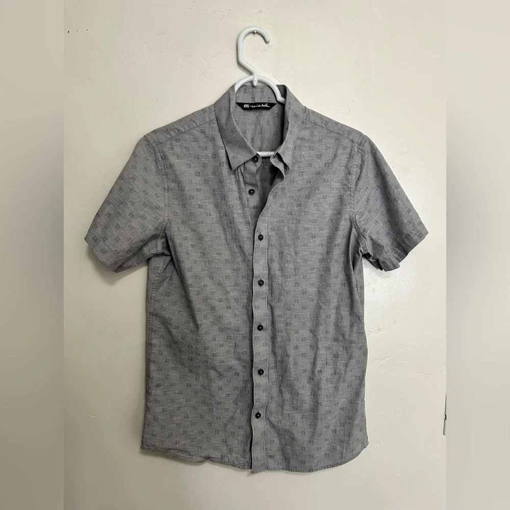 Travis Mathew bocce ball short sleeve button up size small